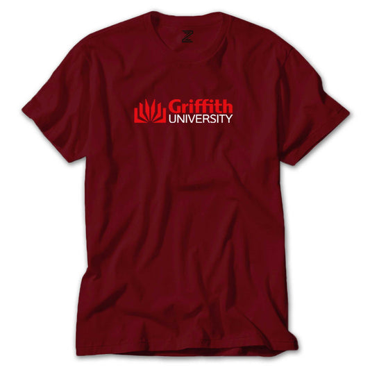 Griffith University Red Logo Renkli Tişört