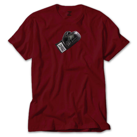 Black Boxing Gloves Renkli Tişört