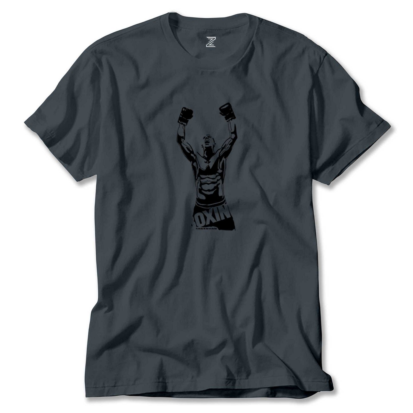 Boxing Fighter Silhouette Renkli Tişört