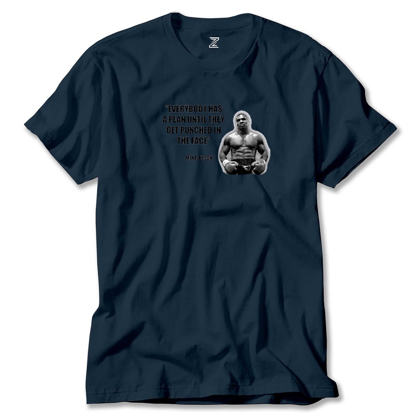 Mike Tyson Fighter Quote Renkli Tişört