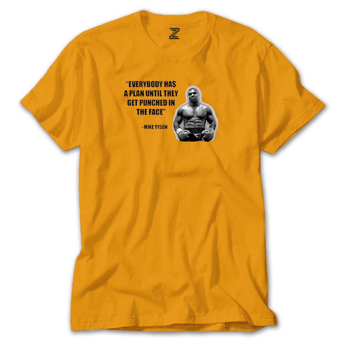 Mike Tyson Fighter Quote Renkli Tişört