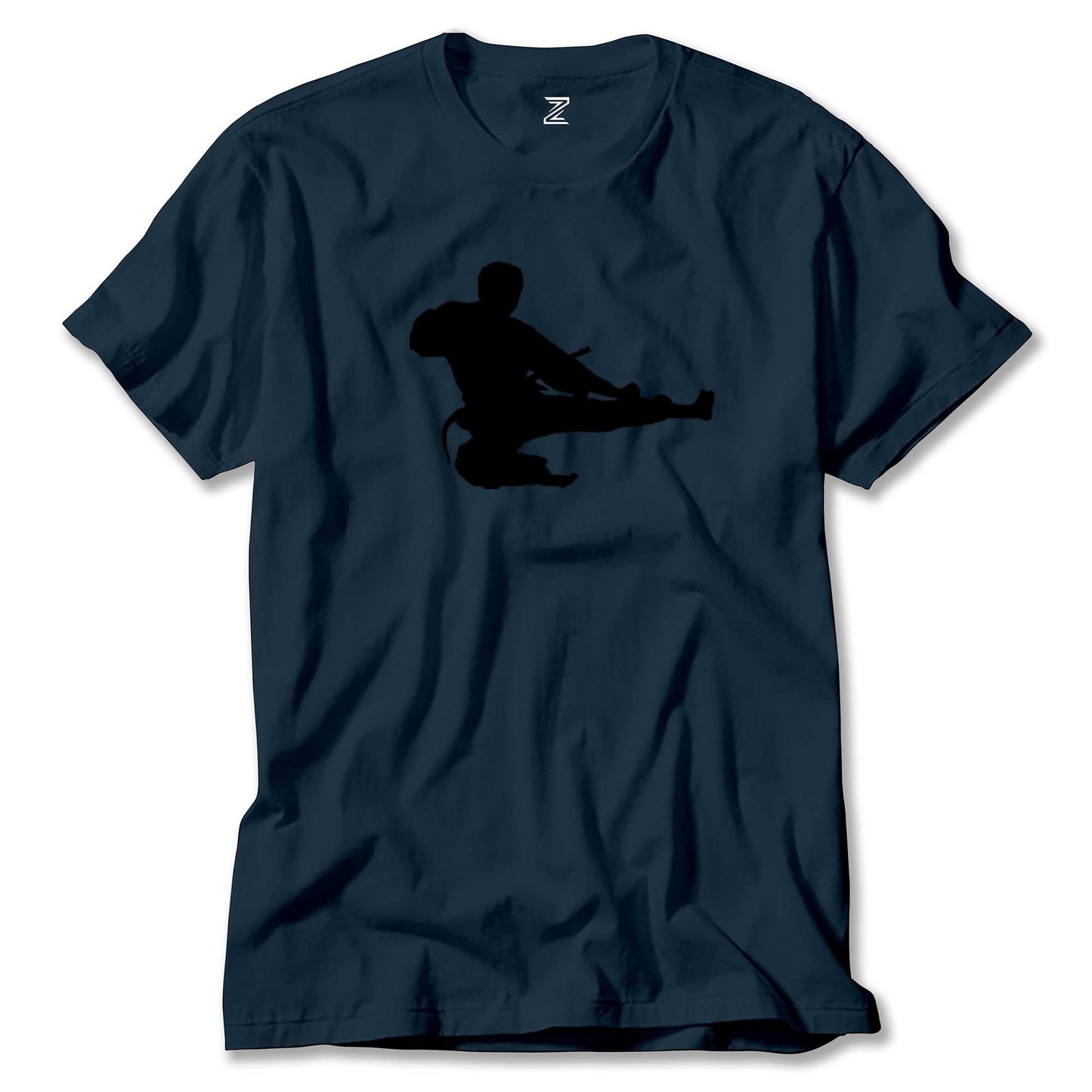 Taekwondo Karate Silhouette Renkli Tişört