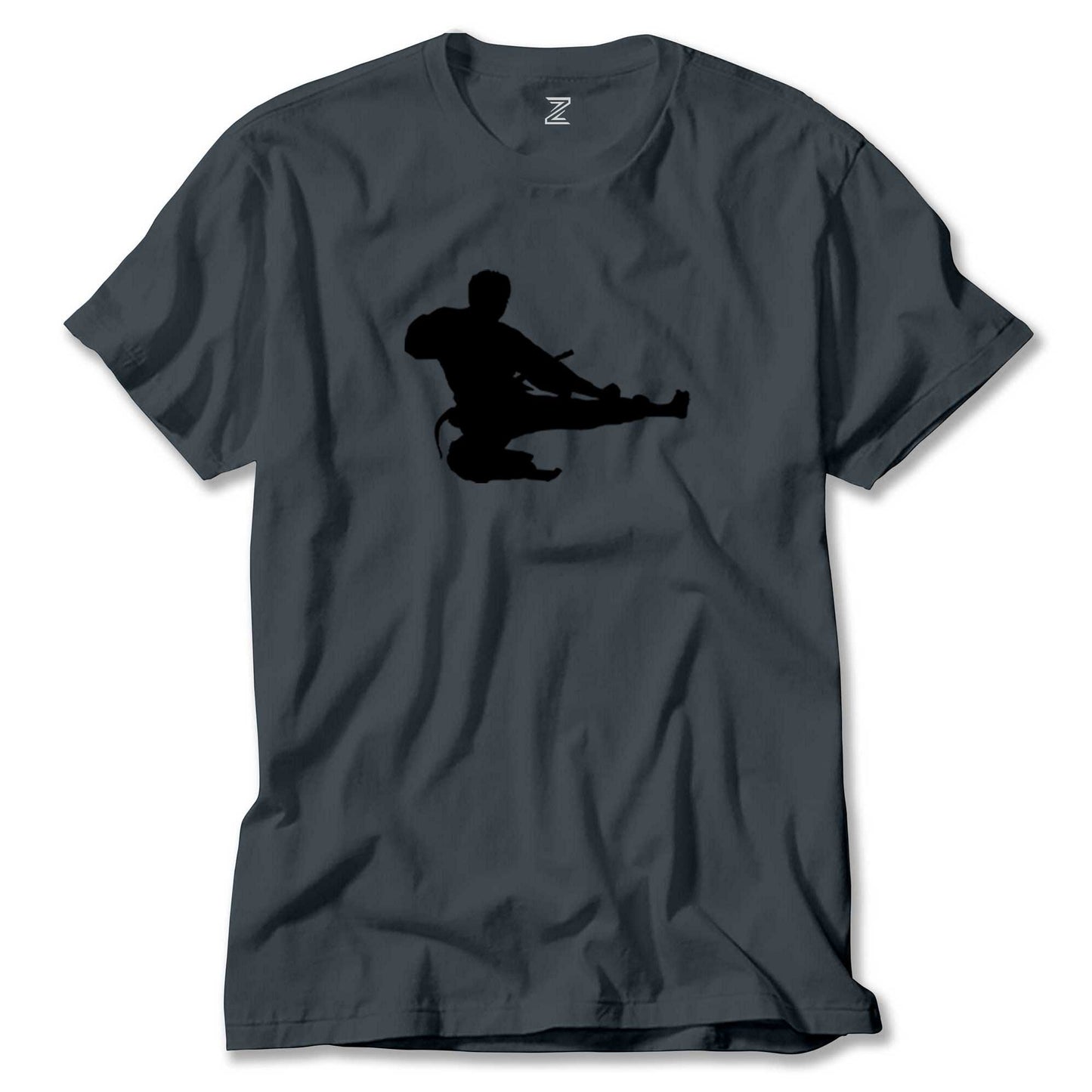 Taekwondo Karate Silhouette Renkli Tişört