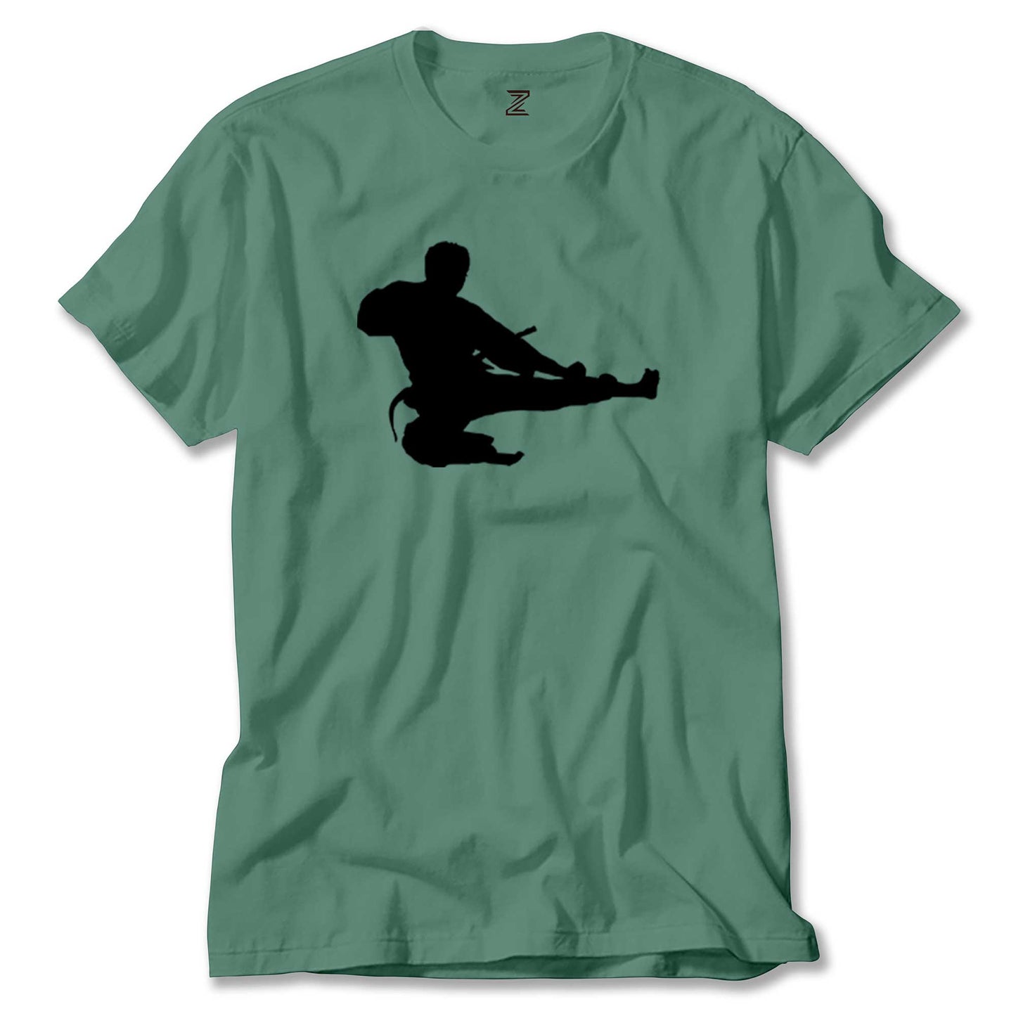 Taekwondo Karate Silhouette Renkli Tişört
