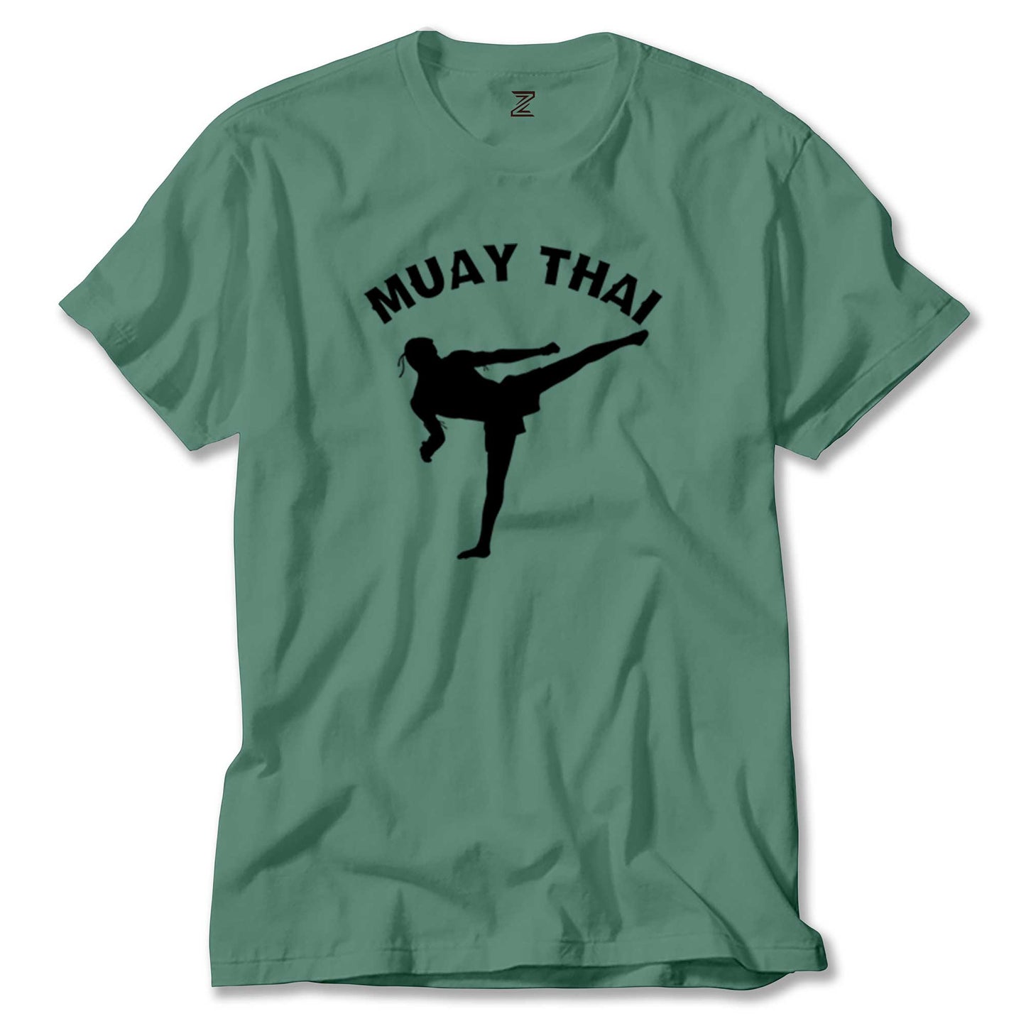 Karate Muay Thai Silhouette Renkli Tişört