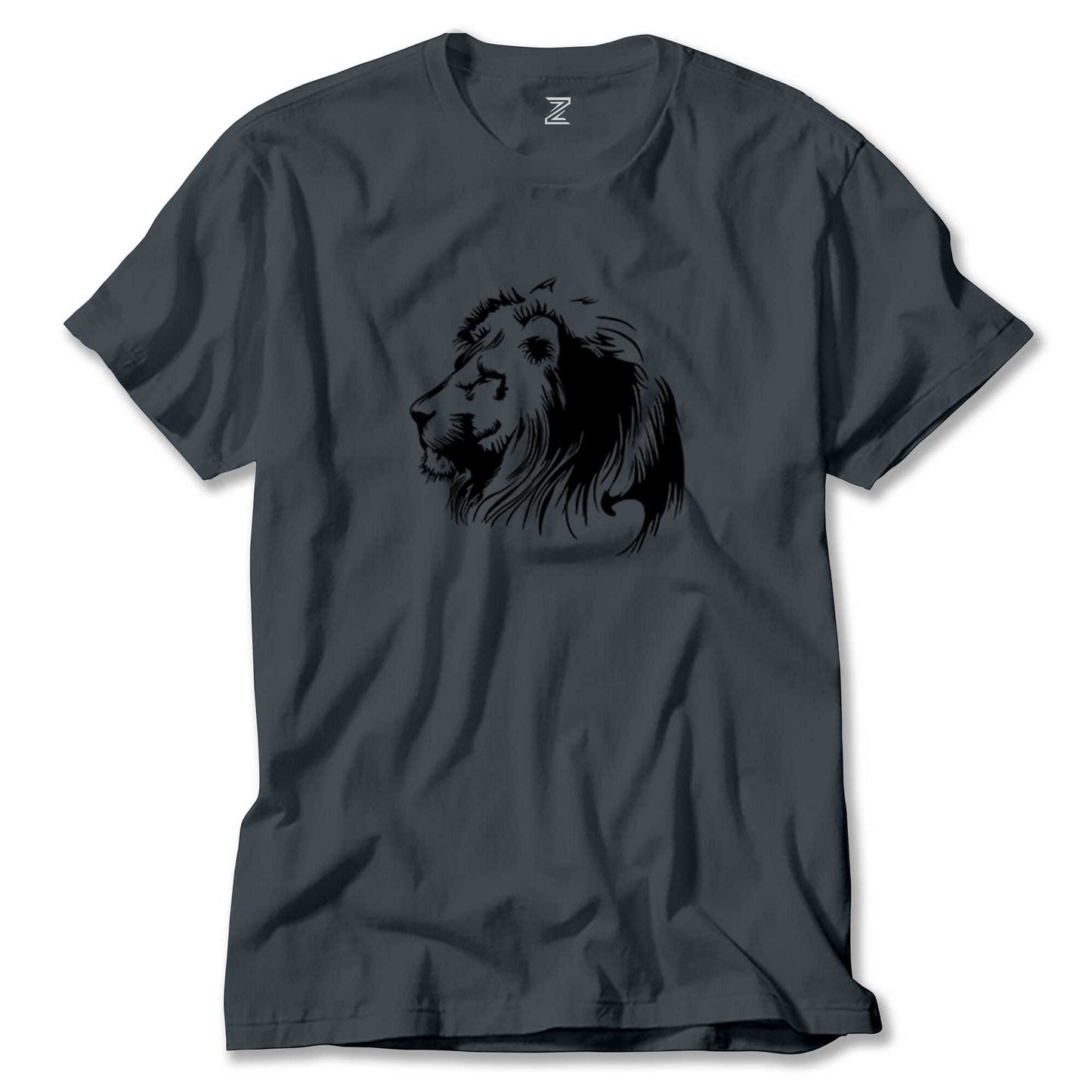 Black Lion Silhouette Renkli Tişört