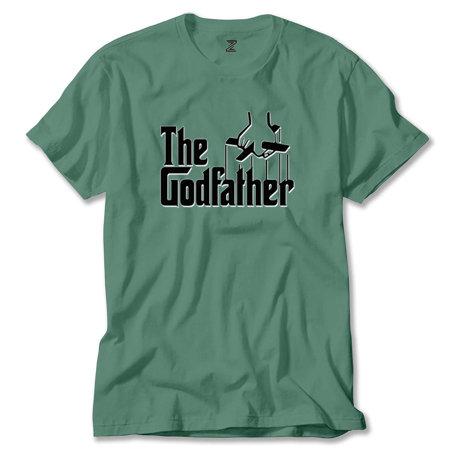 The Godfather Black Text Renkli Tişört