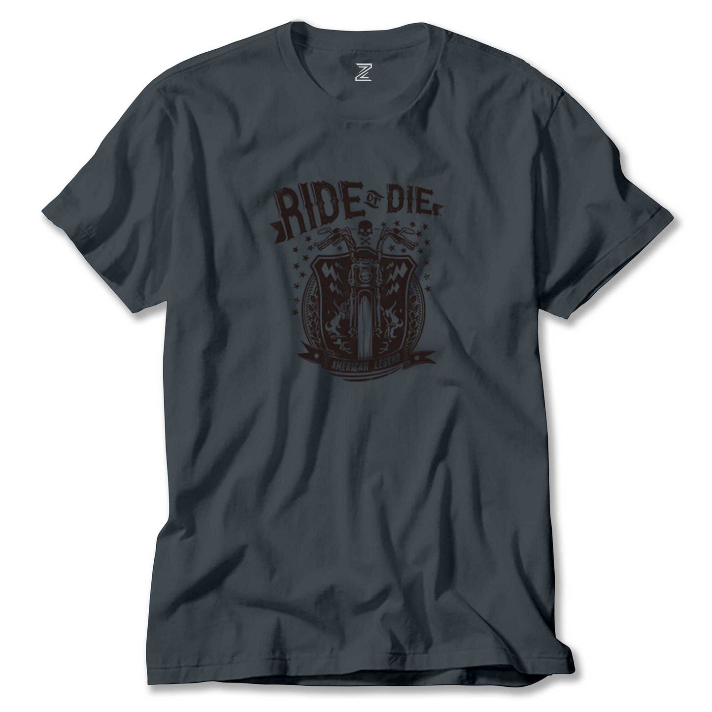 Ride Die Silhouette Renkli Tişört