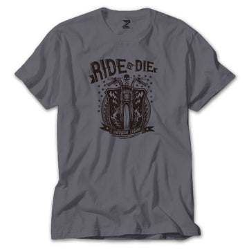 Ride Die Silhouette Renkli Tişört