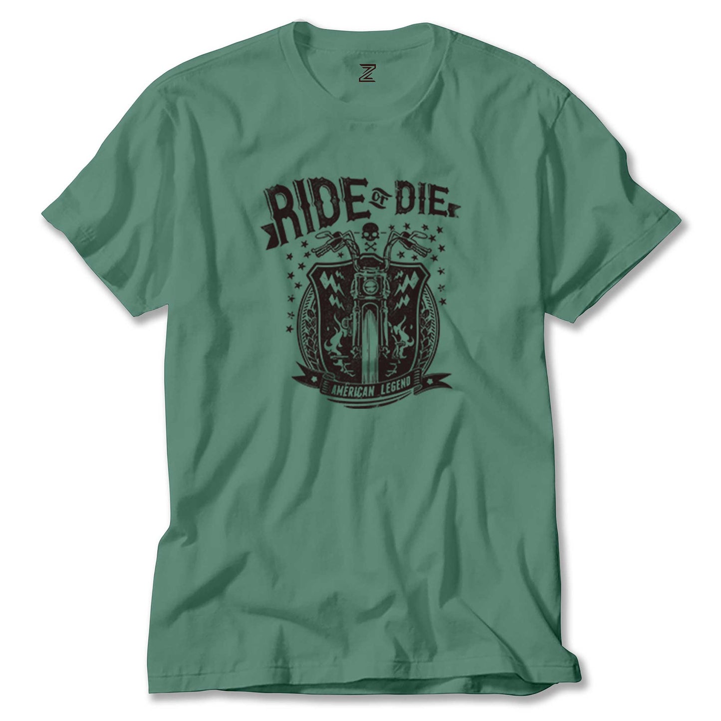 Ride Die Silhouette Renkli Tişört