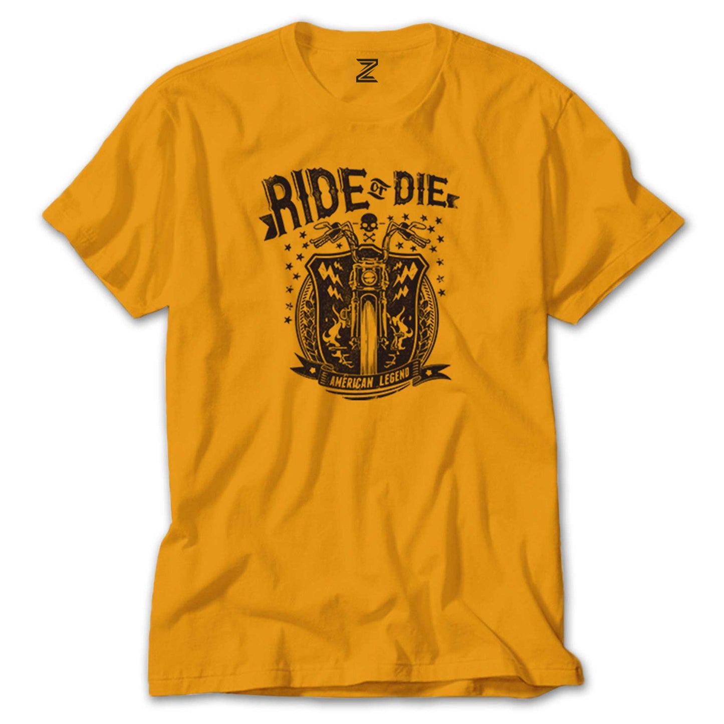 Ride Die Silhouette Renkli Tişört