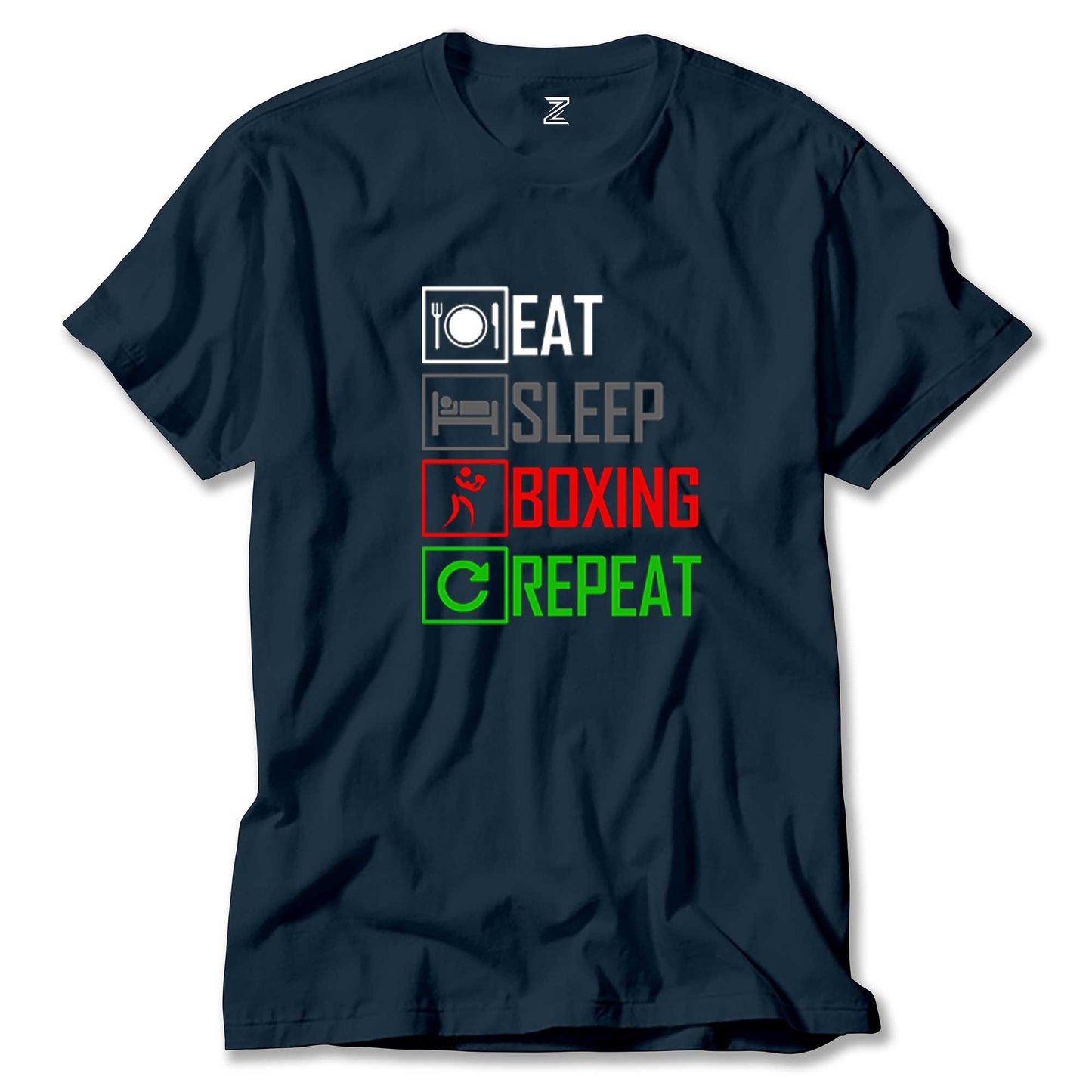 Boxing Repeat Renkli Tişört
