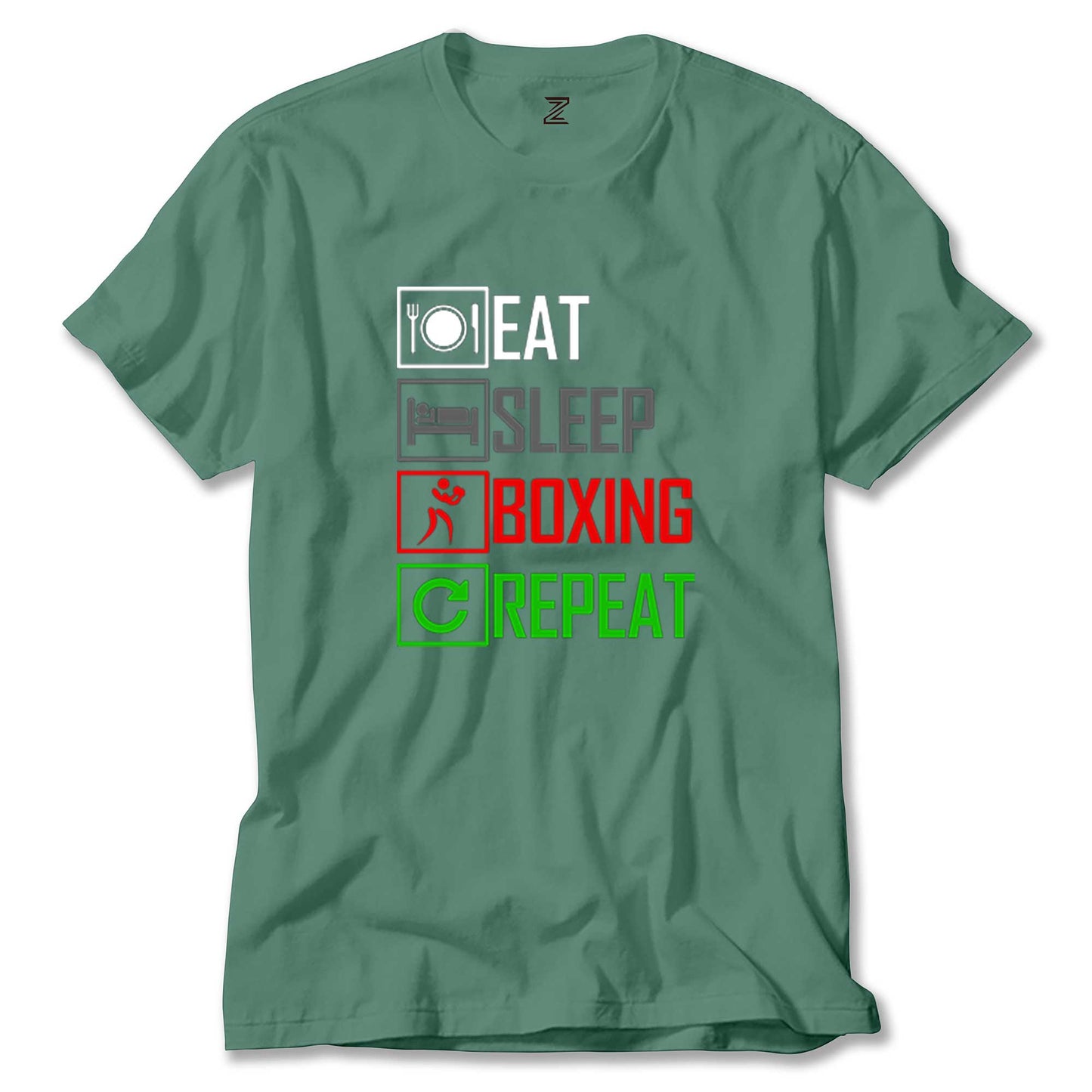 Boxing Repeat Renkli Tişört