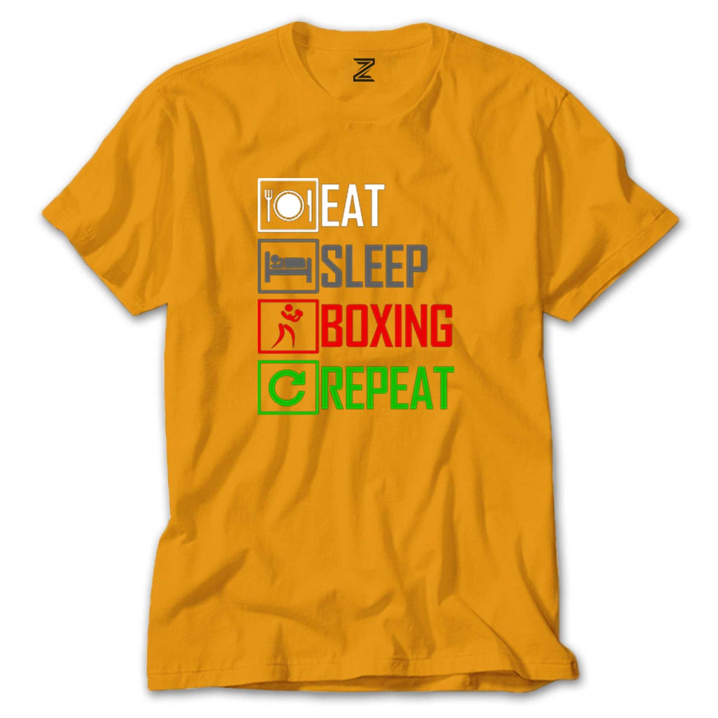 Boxing Repeat Renkli Tişört