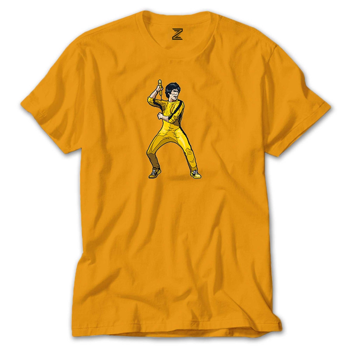 Bruce Lee Face for fight Renkli Tişört