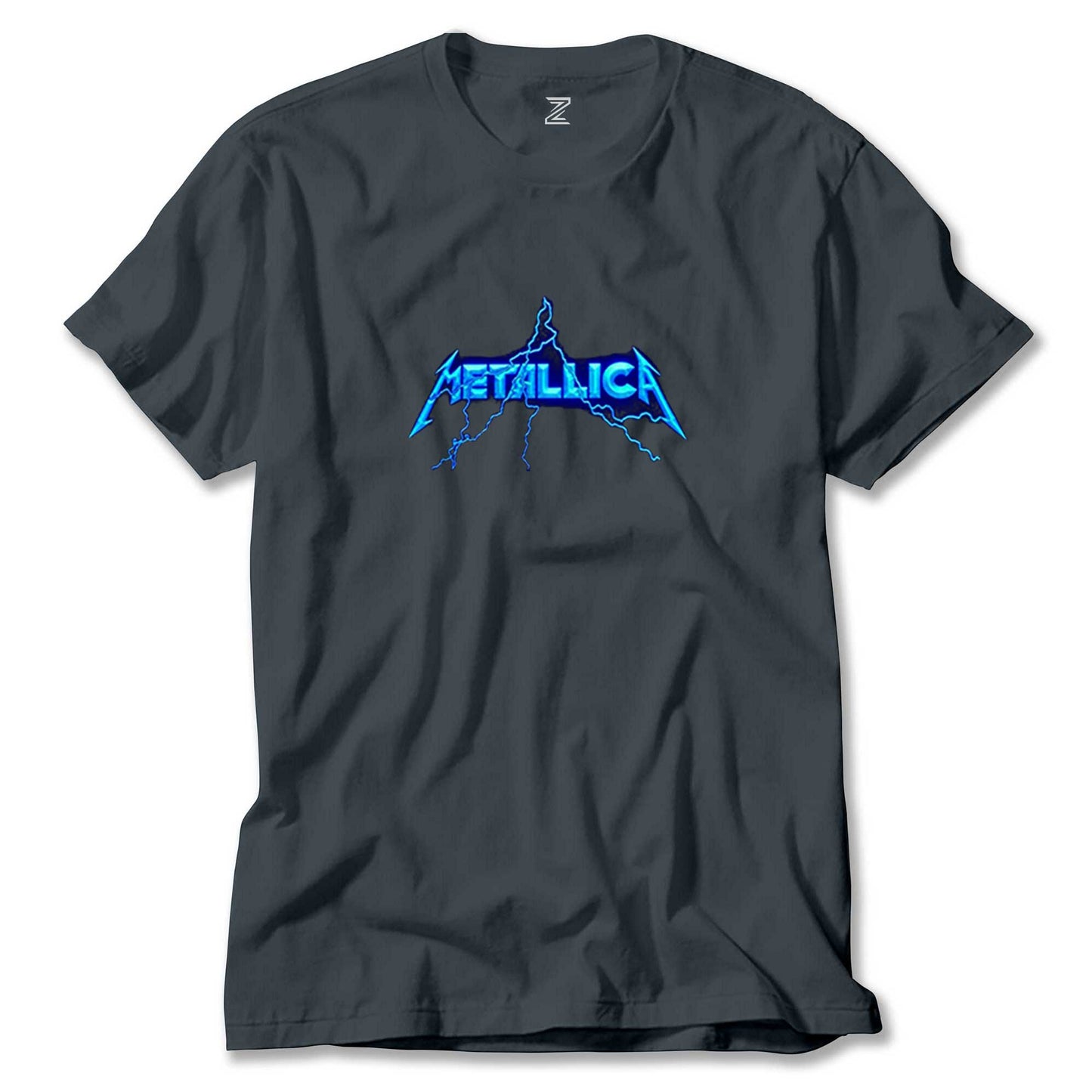 Metallica Logo Lightning Renkli Tişört