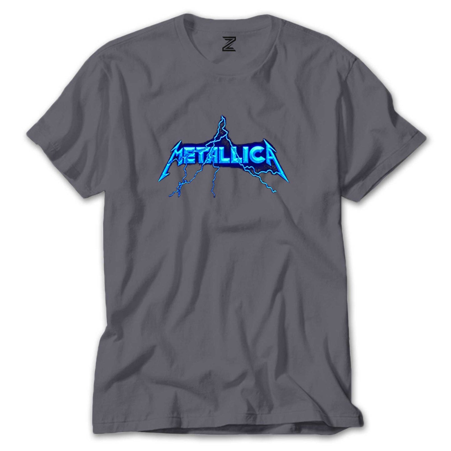 Metallica Logo Lightning Renkli Tişört