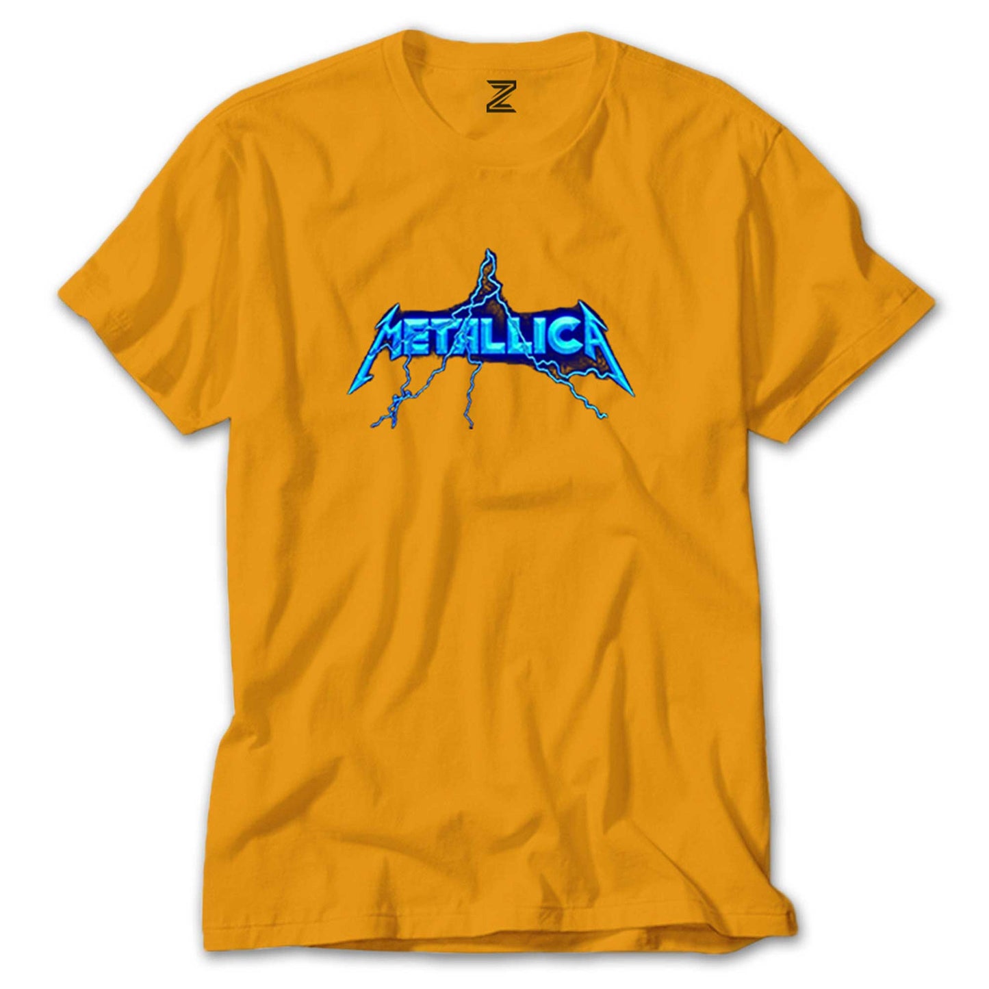 Metallica Logo Lightning Renkli Tişört