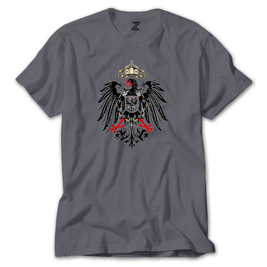 Hearts of Iron 4 Imperial Coat of Arms of Germany Renkli Tişört