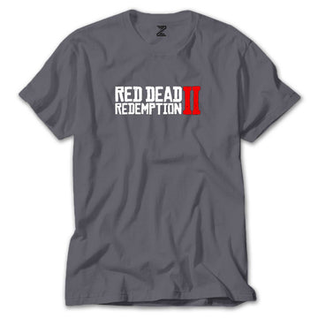 Red Dead Redemption 2 Text Renkli Tişört