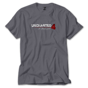 Uncharted 4 Logo Renkli Tişört