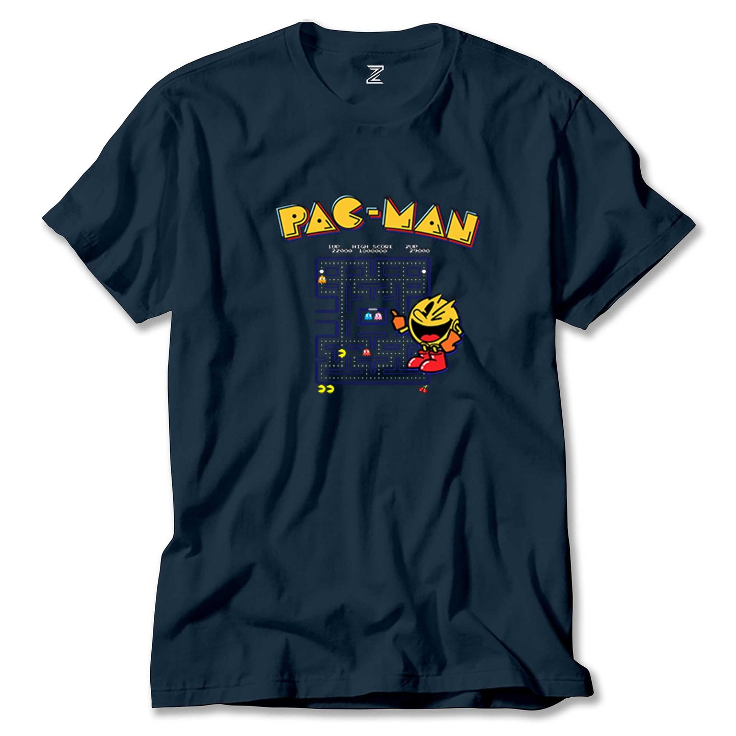 Pac Man Eighties Renkli Tişört