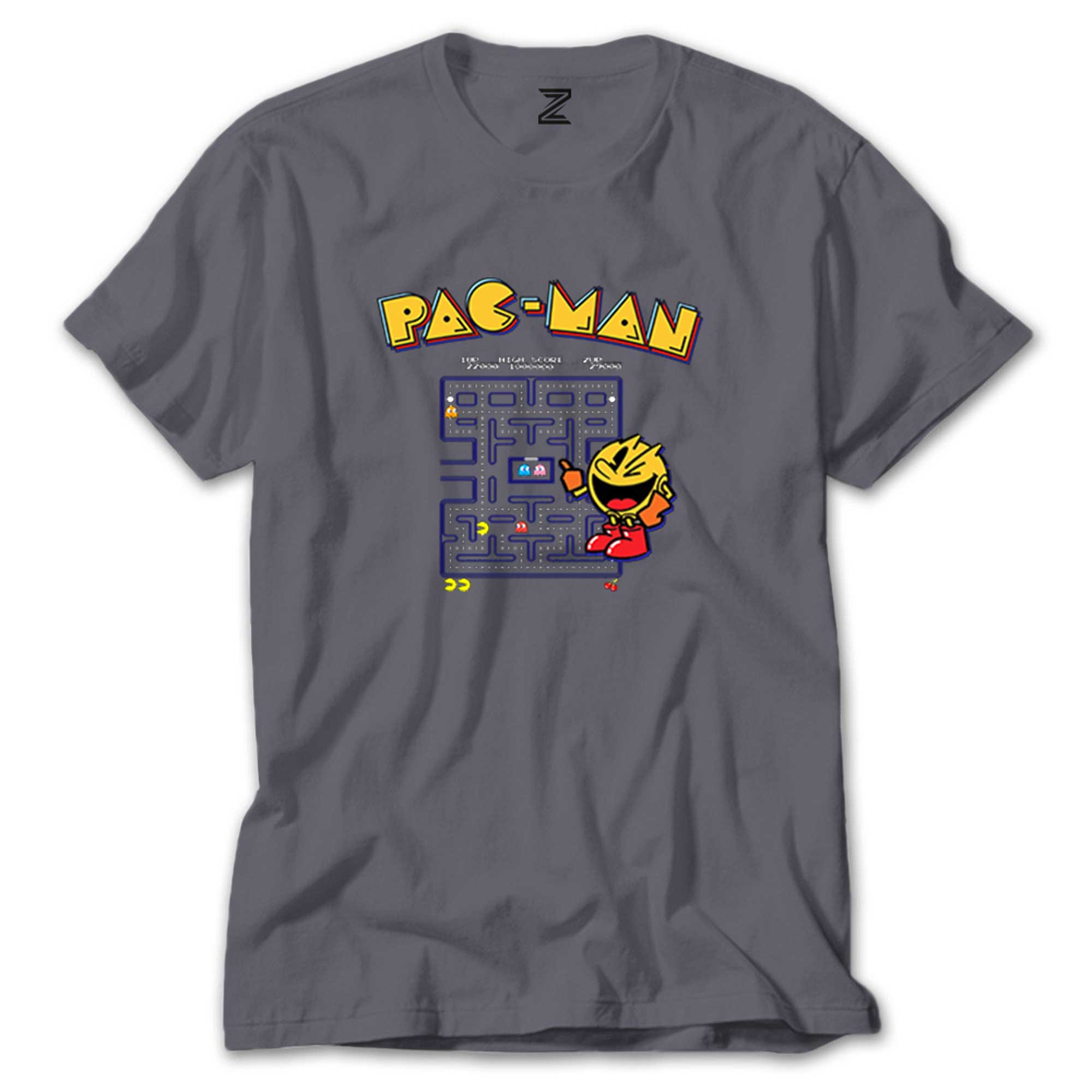 Pac-Man Eighties Renkli Tişört