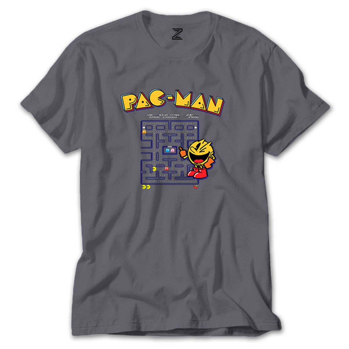 Pac Man Eighties Renkli Tişört