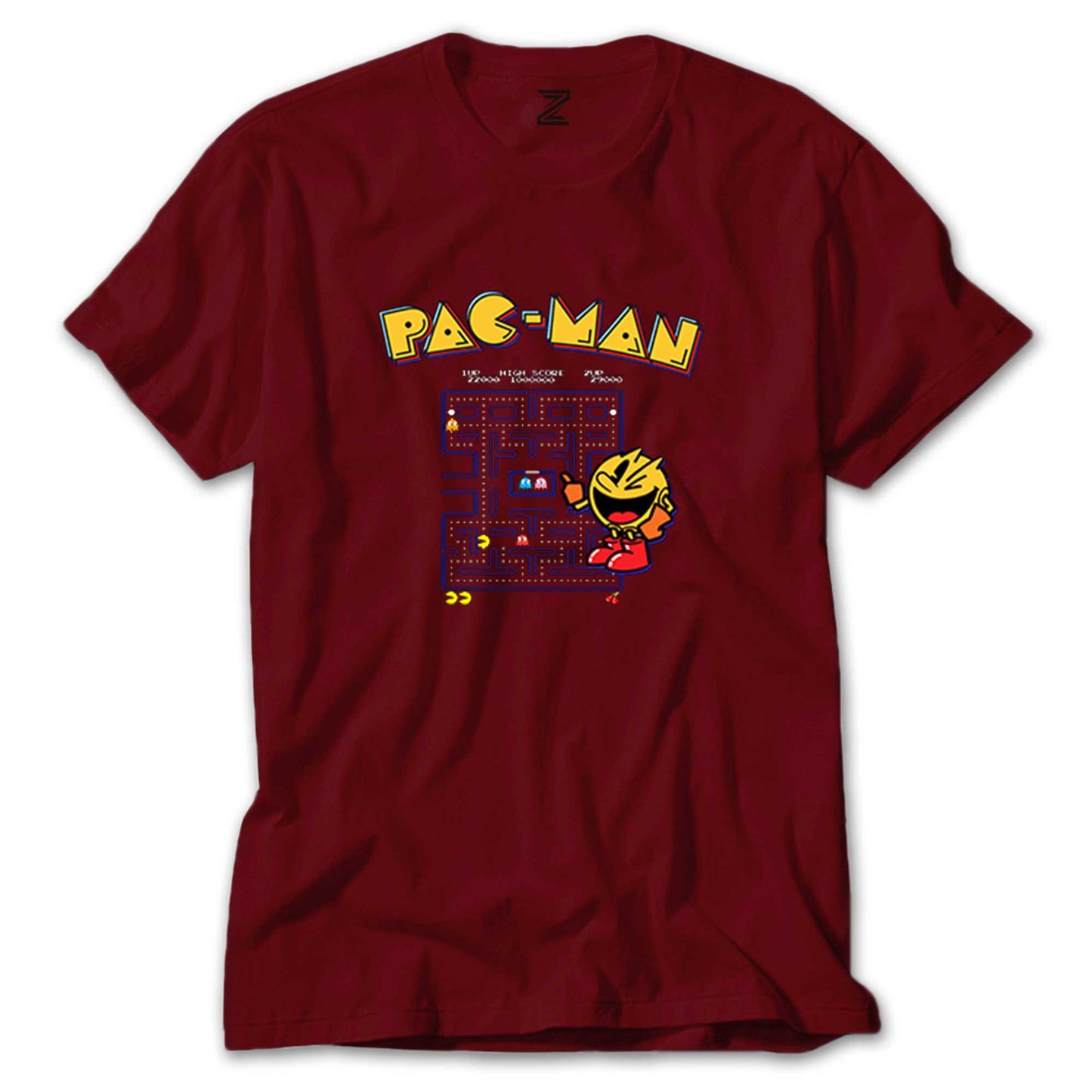 Pac Man Eighties Renkli Tişört