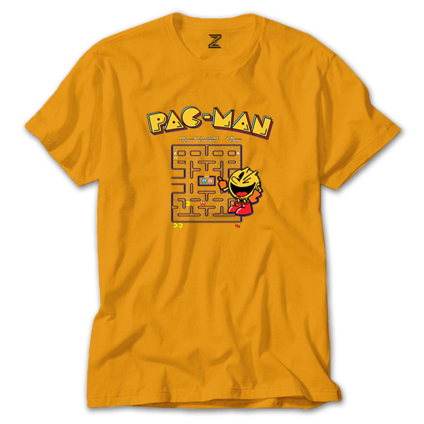 Pac Man Eighties Renkli Tişört