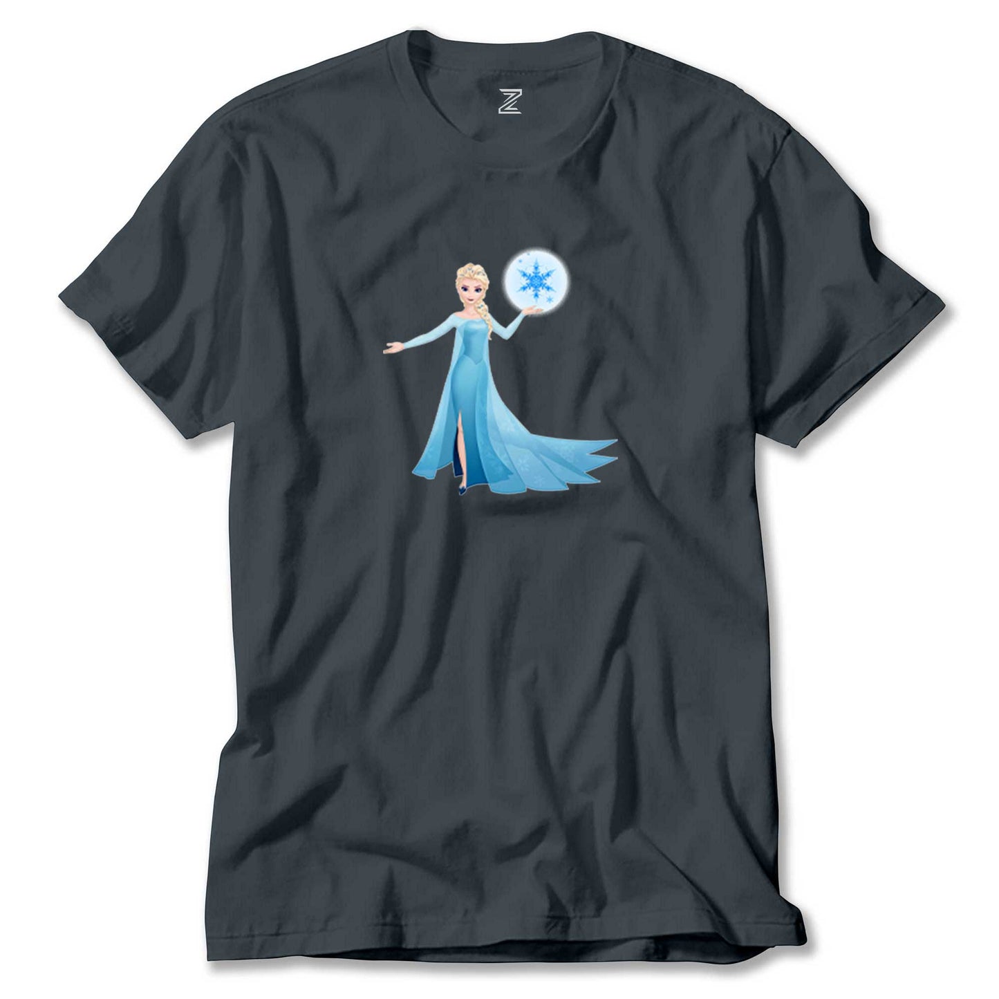 Karlar Ülkesi Elsa Siluet Renkli Tişört