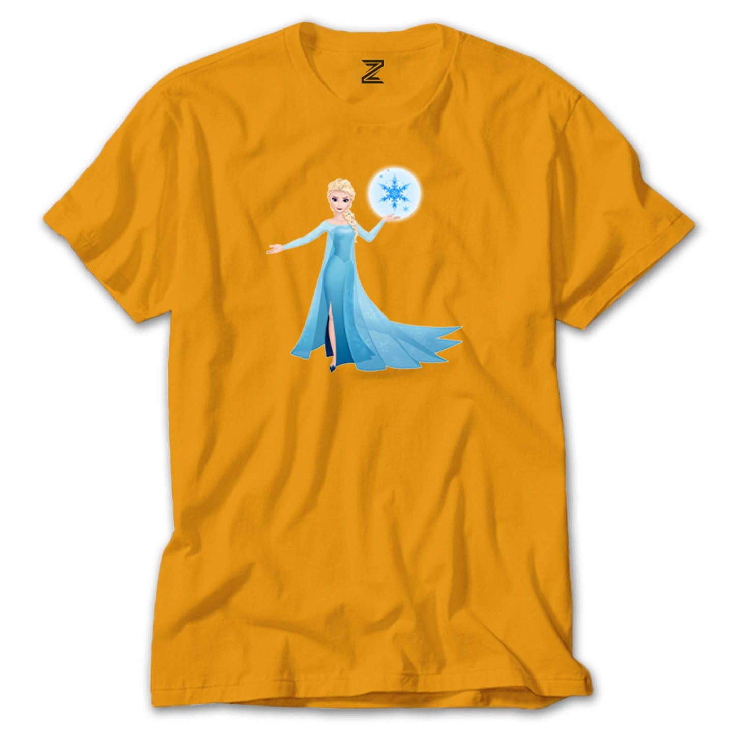 Karlar Ülkesi Elsa Siluet Renkli Tişört