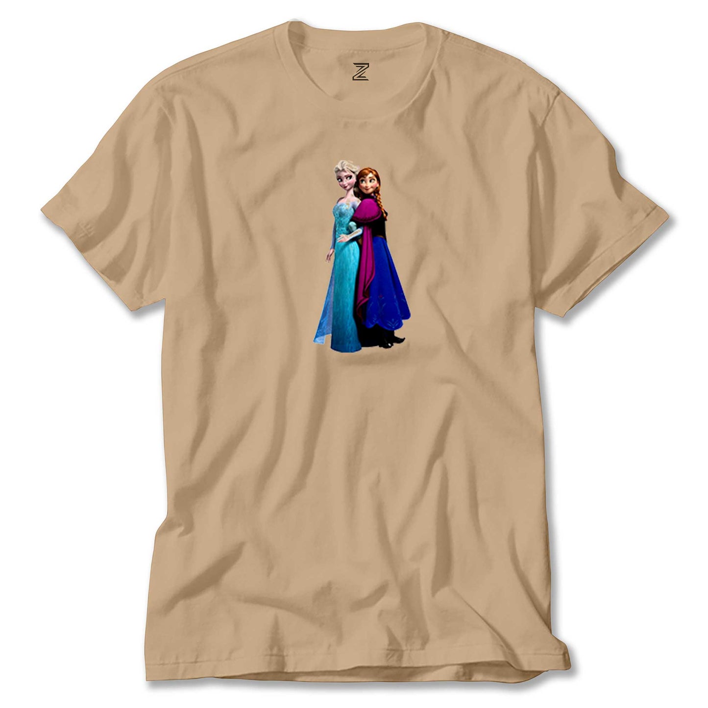 Karlar Ülkesi Elsa ve Anna Renkli Tişört