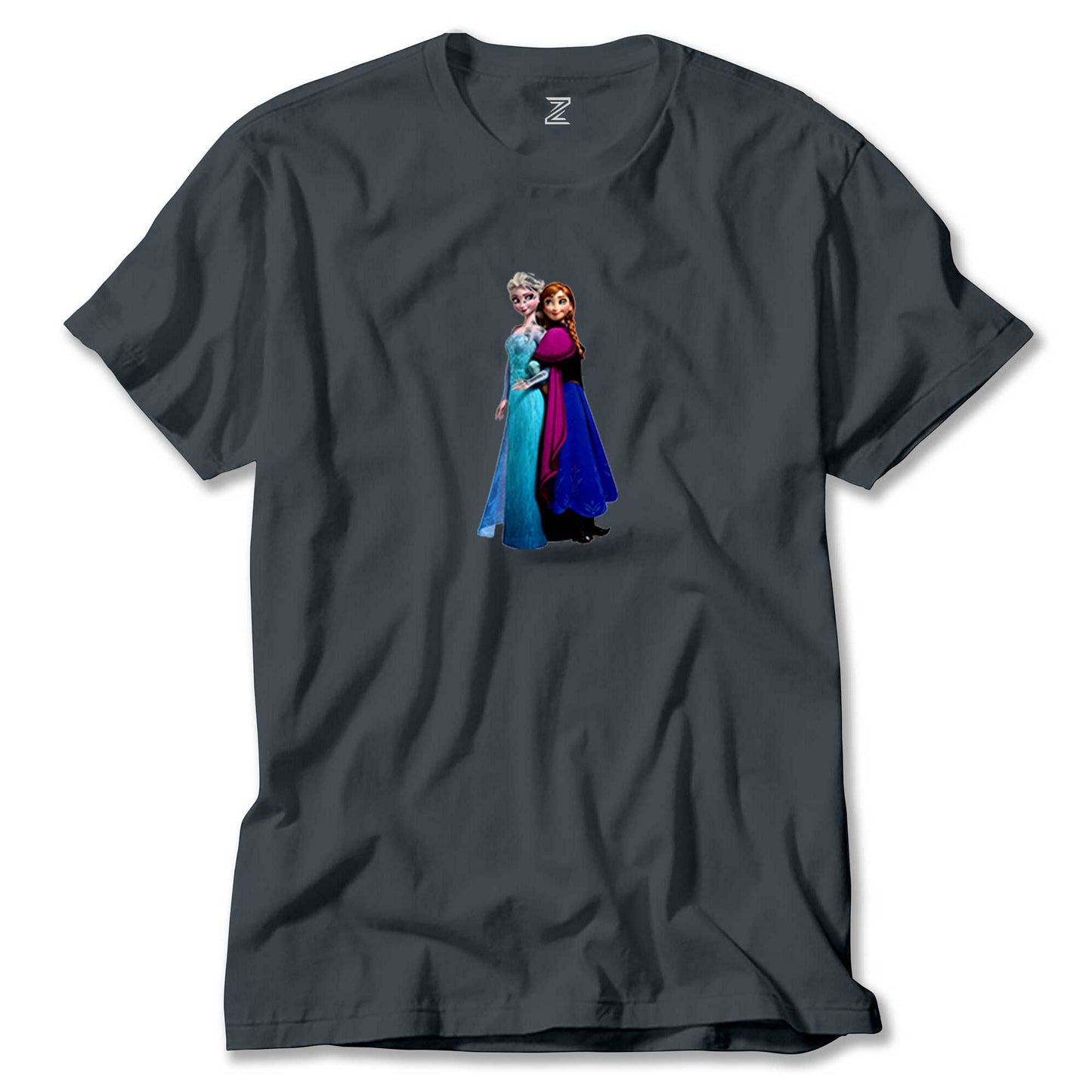 Karlar Ülkesi Elsa ve Anna Renkli Tişört