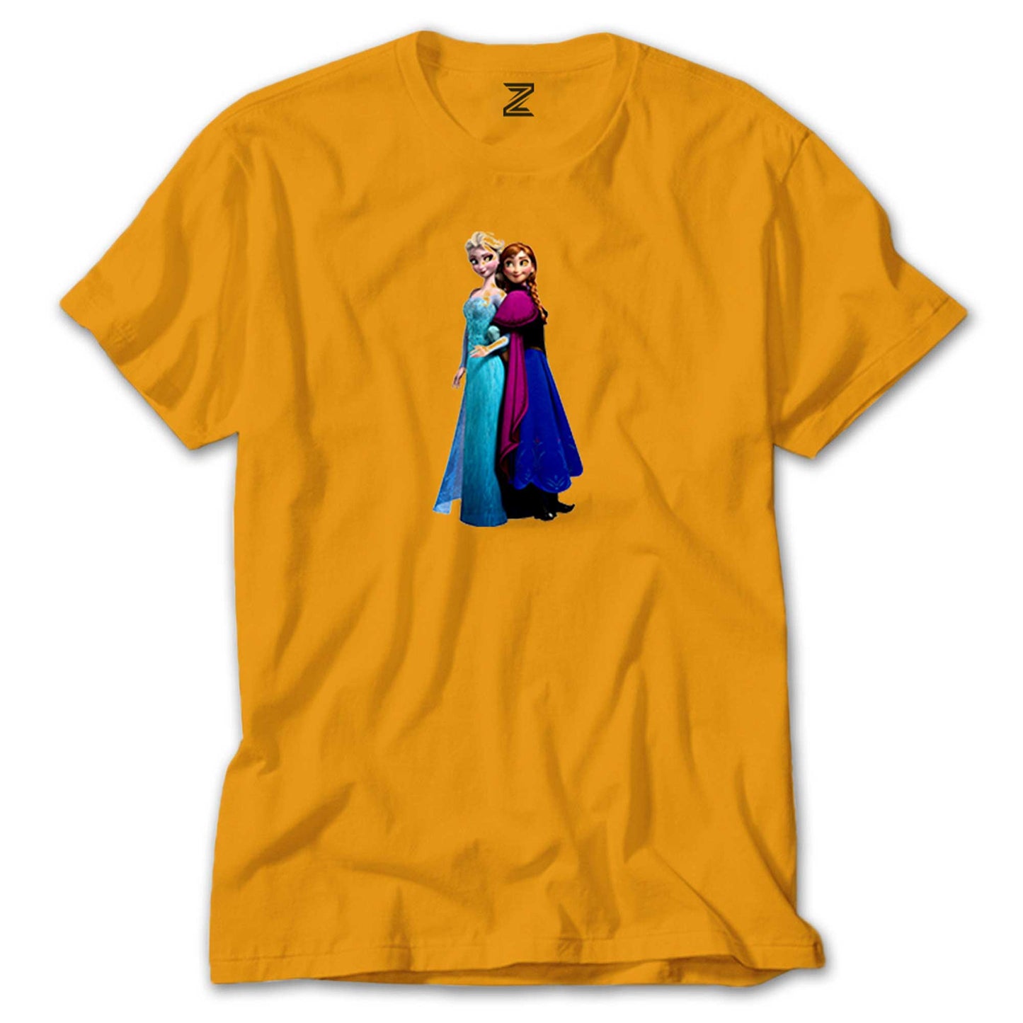 Karlar Ülkesi Elsa ve Anna Renkli Tişört