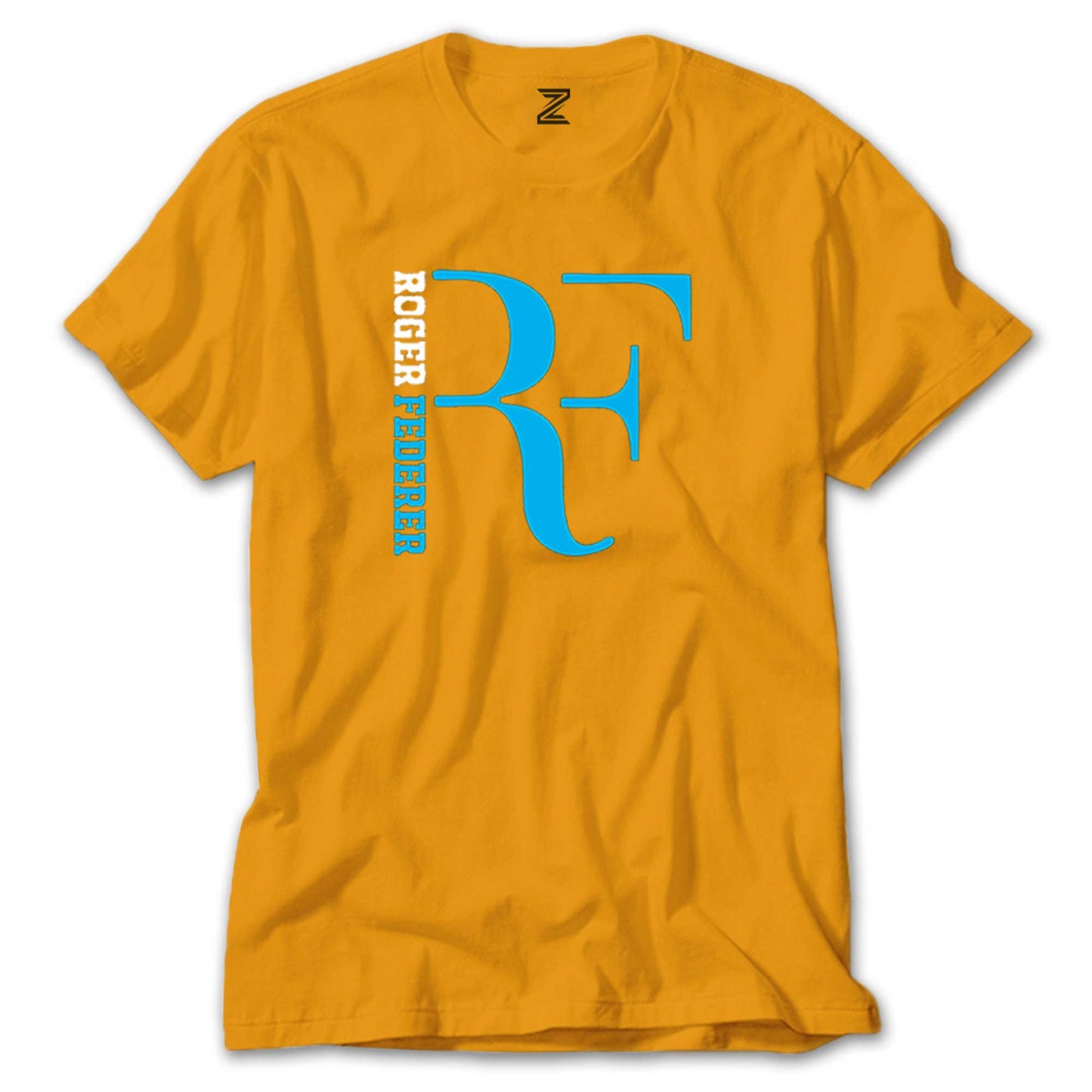 Roger Federer Blue Logo Renkli Tişört