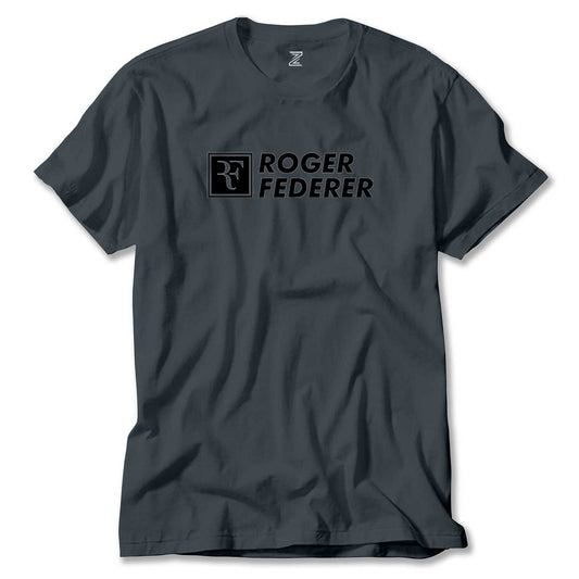 Roger Federer Text Renkli Tişört