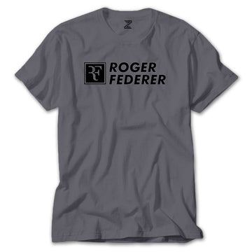 Roger Federer Text Renkli Tişört