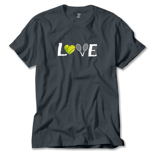 Tennis Love Renkli Tişört