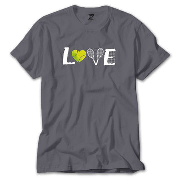 Tennis Love Renkli Tişört