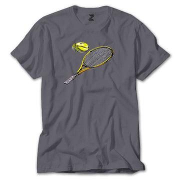 Tennis Rackets Classic Renkli Tişört