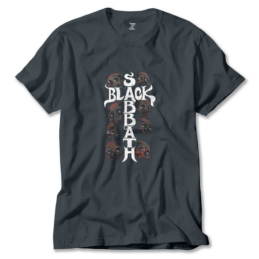 Black Sabbath Skull Renkli Tişört