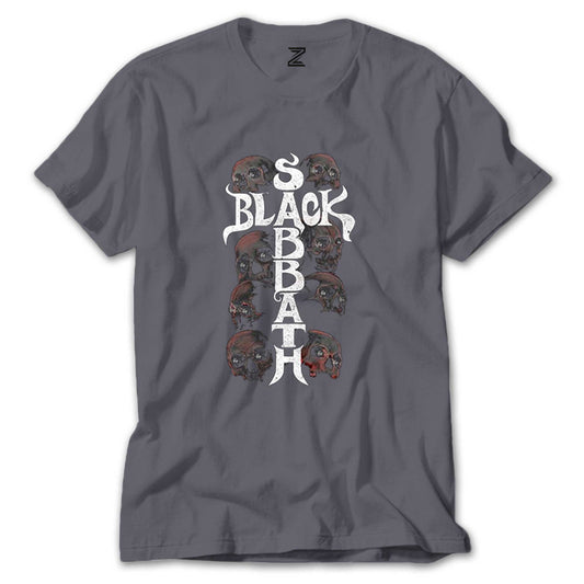 Black Sabbath Skull Renkli Tişört