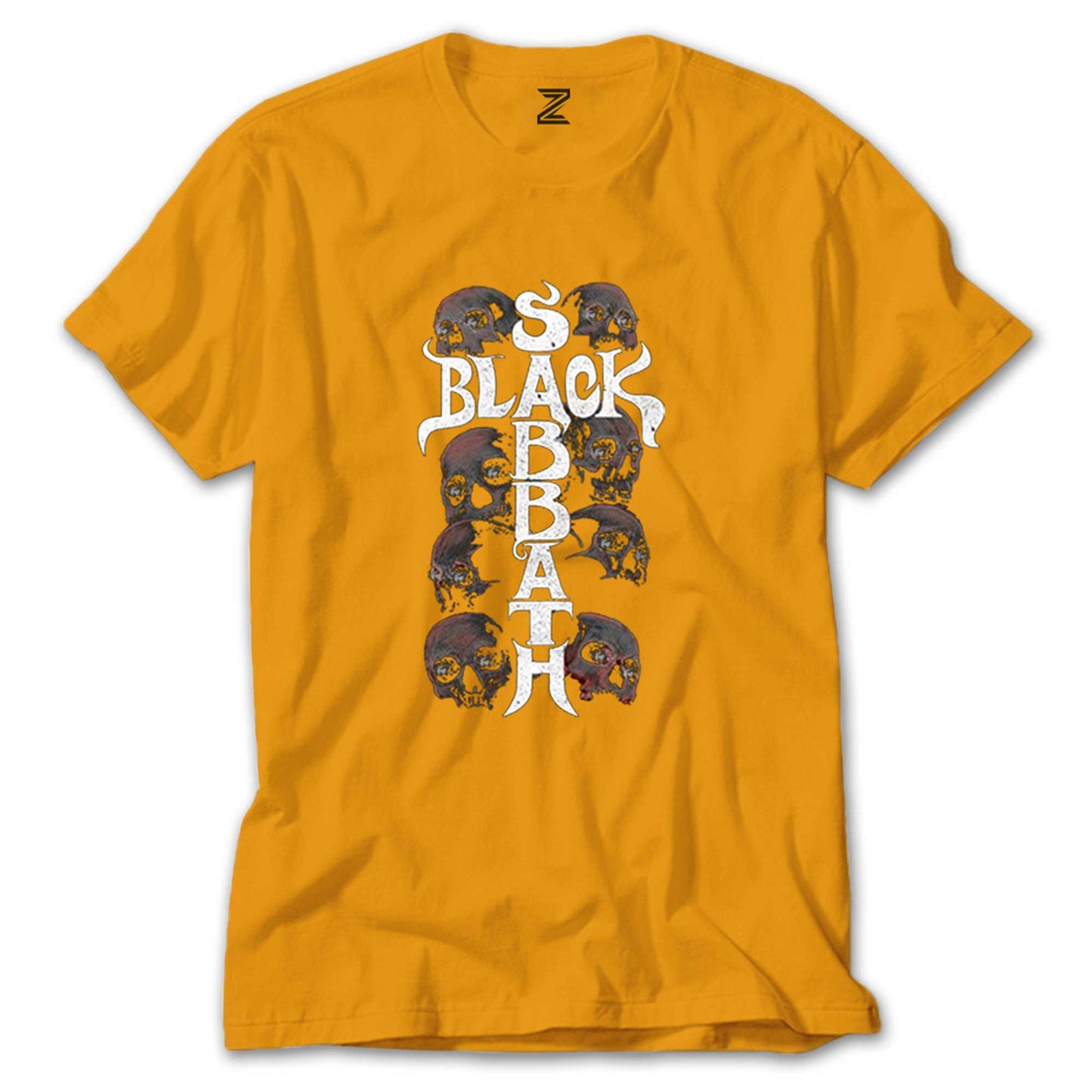 Black Sabbath Skull Renkli Tişört