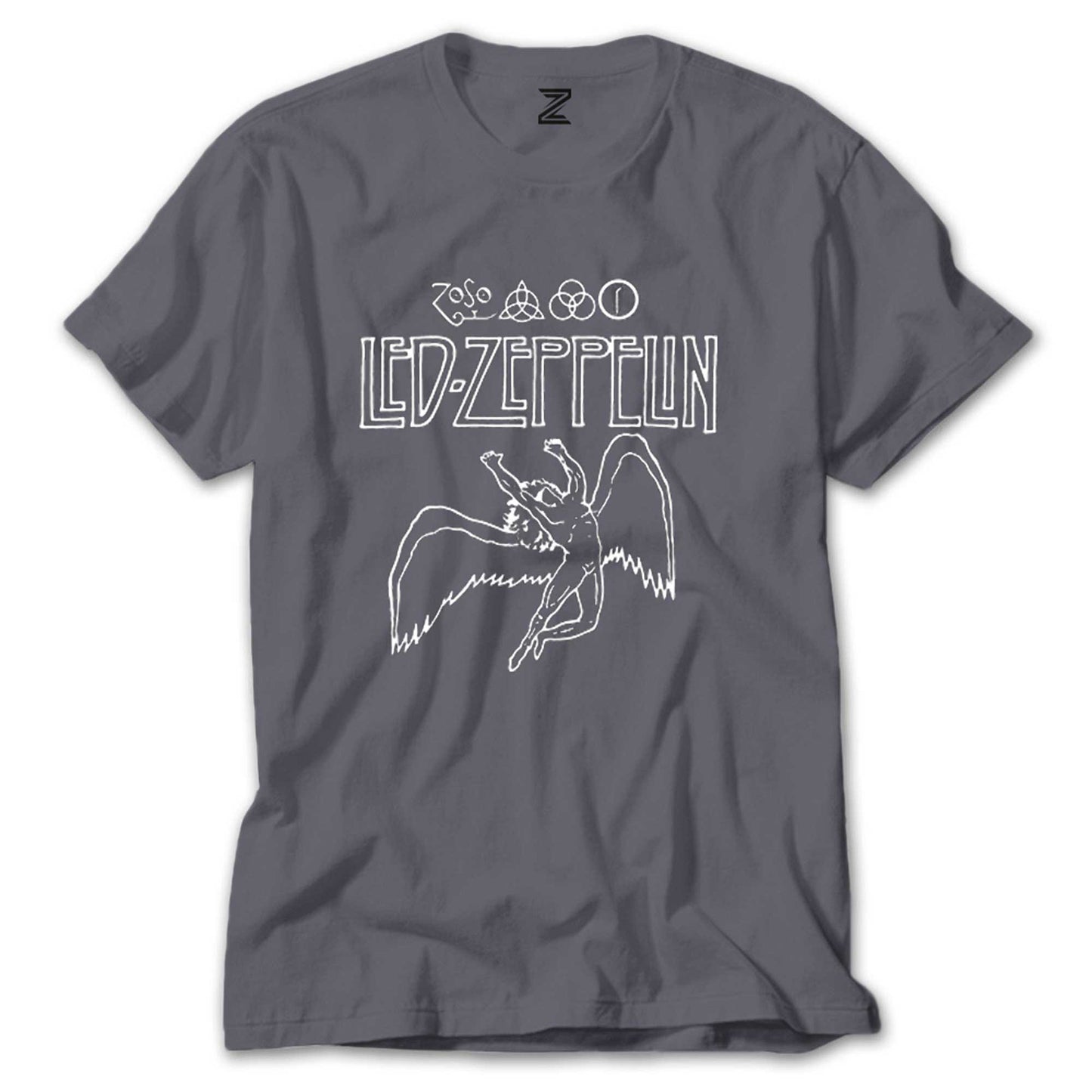 Led Zeppelin Zoso Icarus Renkli Tişört