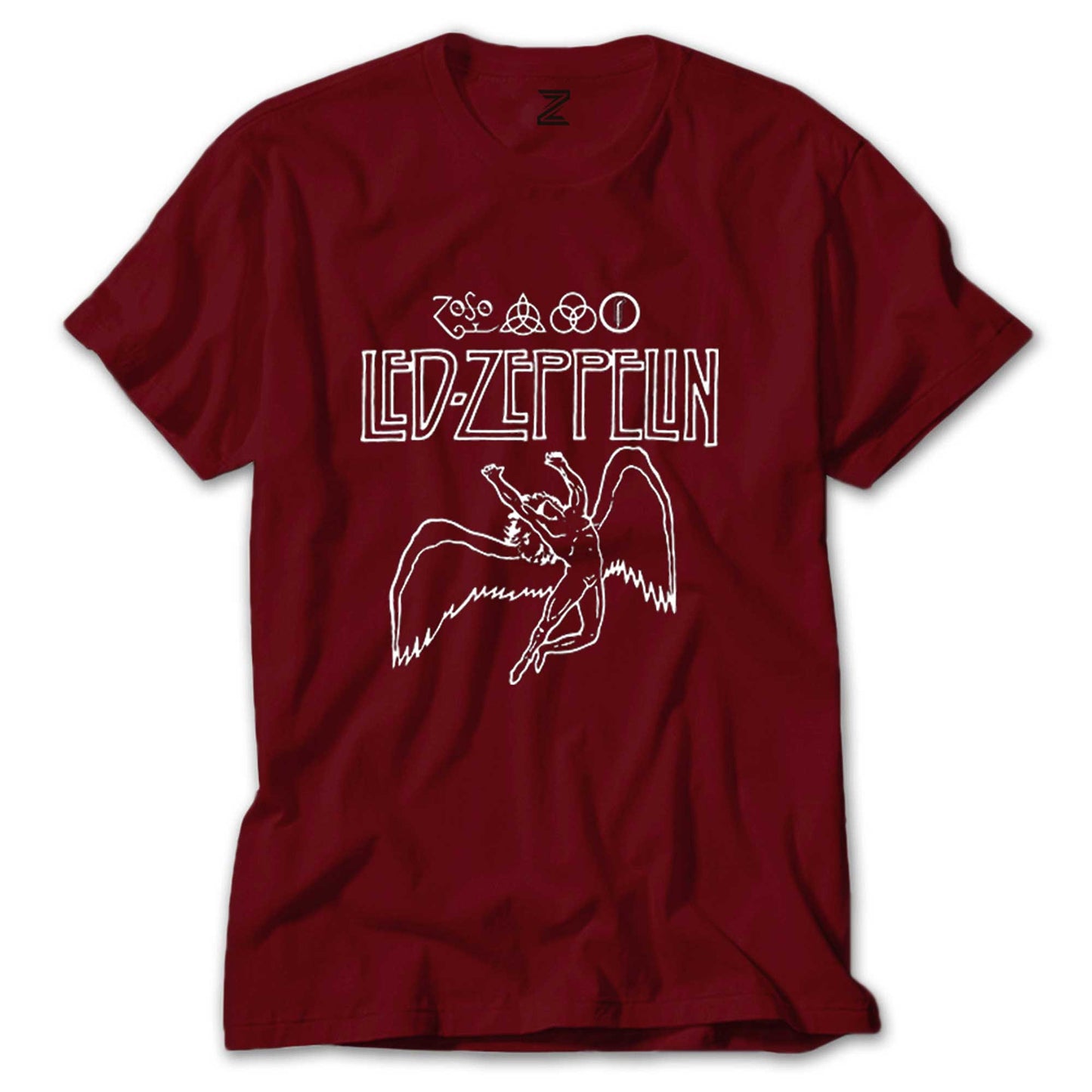 Led Zeppelin Zoso Icarus Renkli Tişört