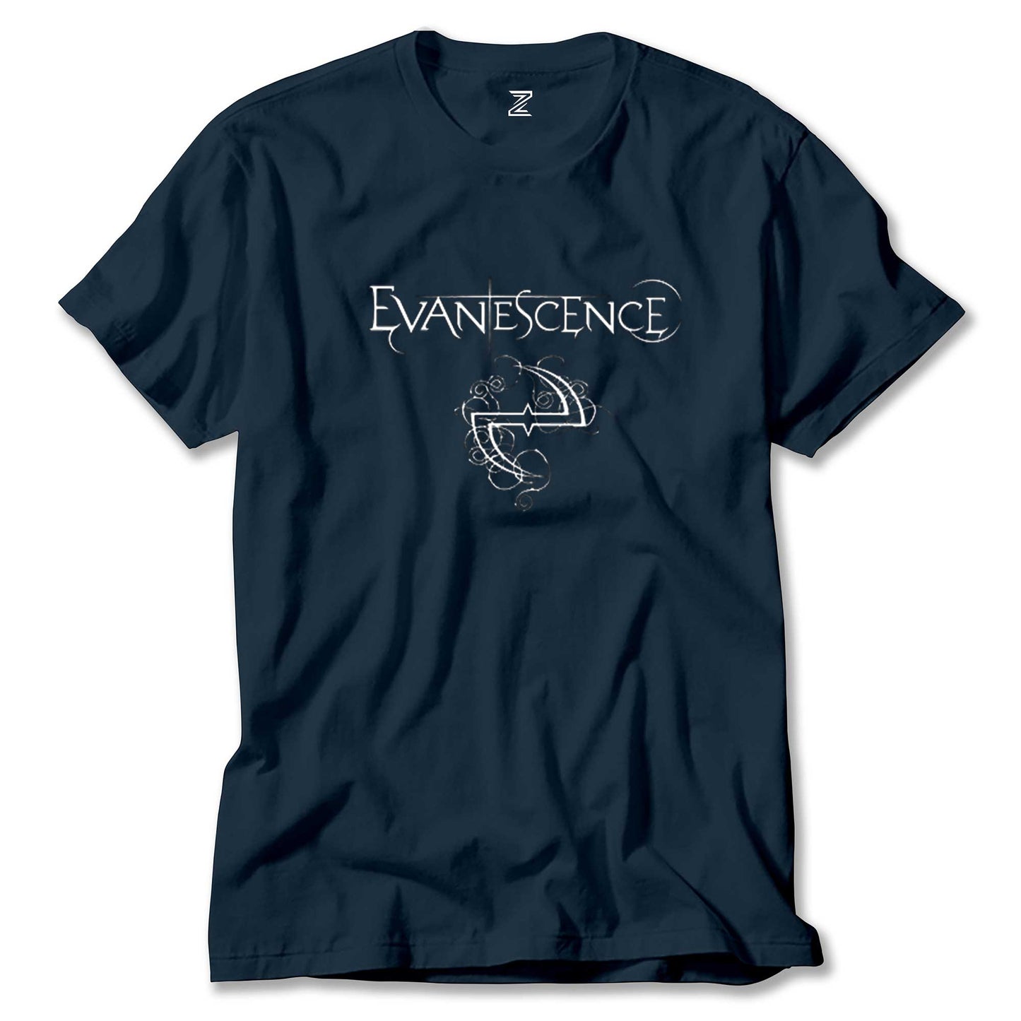 Evanescence Logo ve Yazı Renkli Tişört