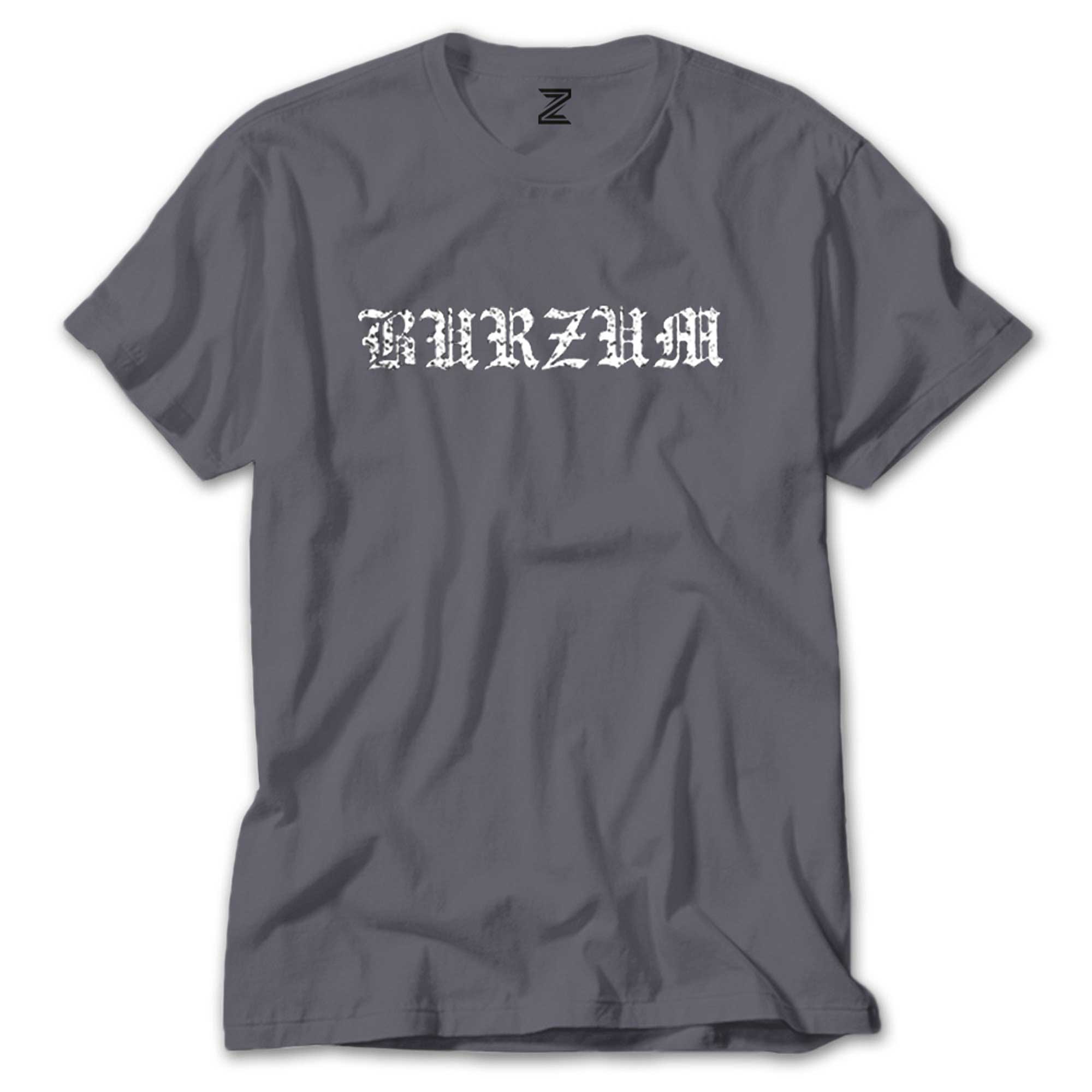 Burzum Logo Yazı Renkli Tişört