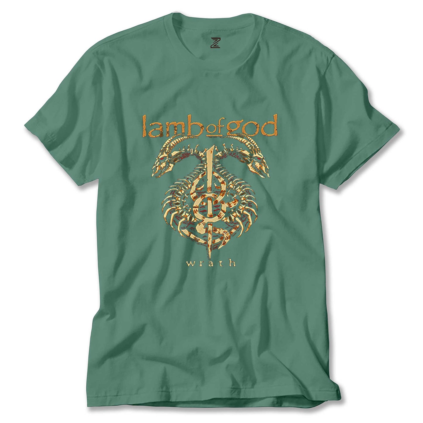 Lamb of God Wrath Dragon Renkli Tişört