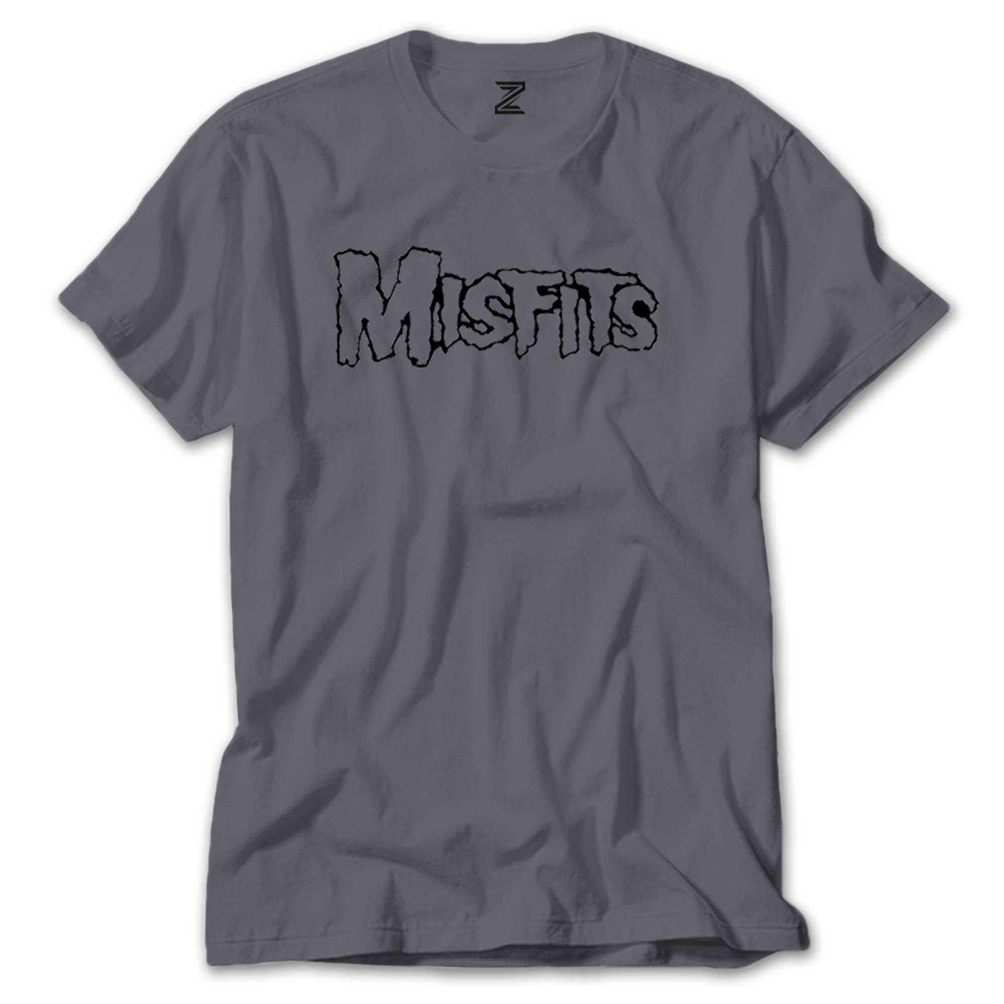 Misfits Logo Black Renkli Tişört